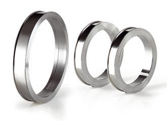 Rings for wire-drawing cones and rings for copper and alluminium rod-breakdown machines